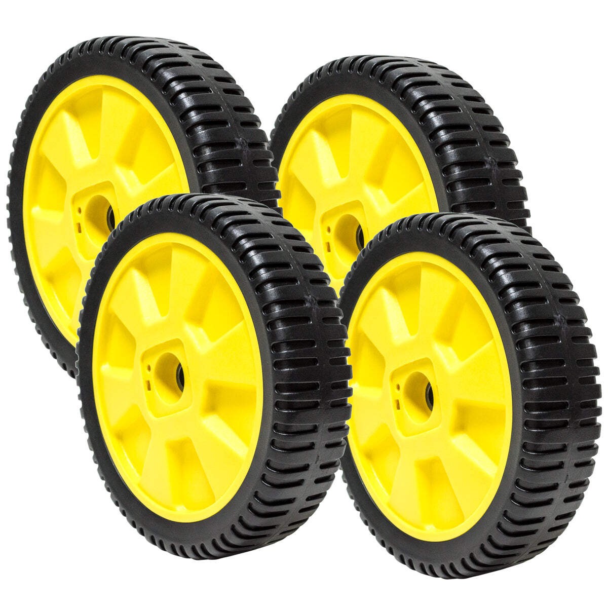 (4) Walk behind Wheels for John Deere AM115138 M111151 12SB 14SB 14SE JE75 JX75