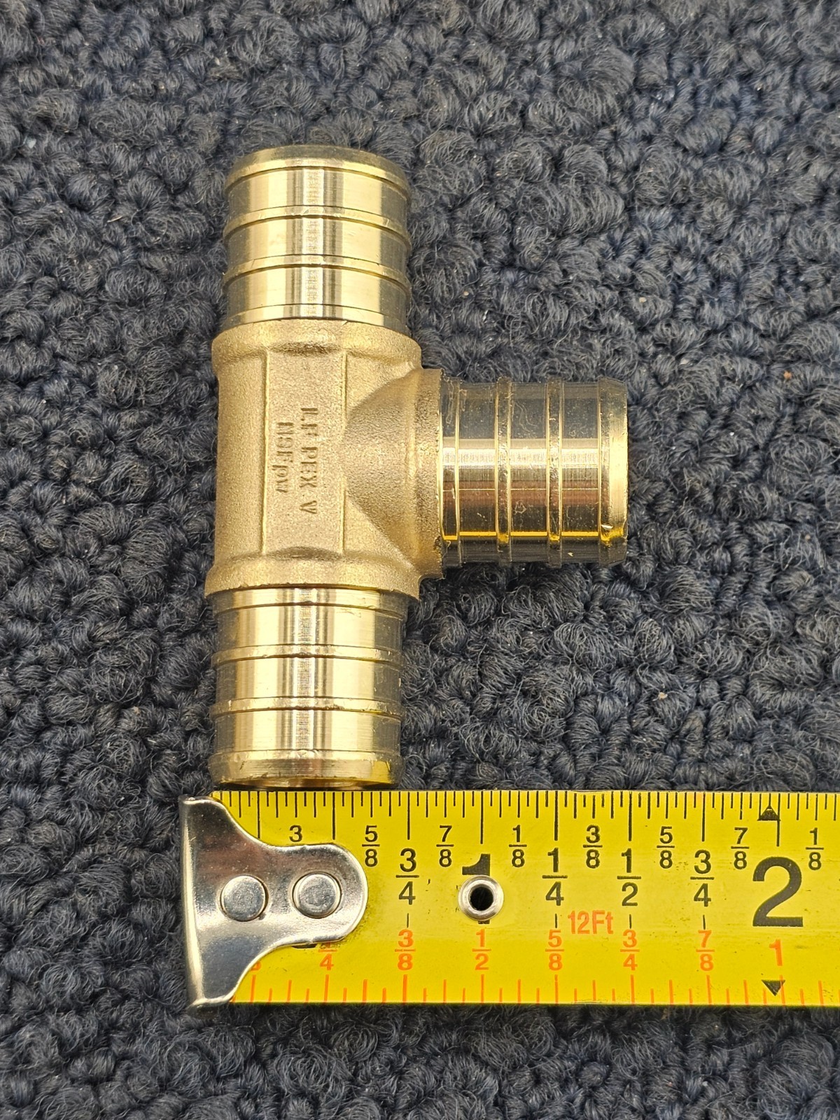 (QTY 25) SHARKBITE UC370LF: 3/4" PEX Brass Barb Tee Fitting Potable Gas System