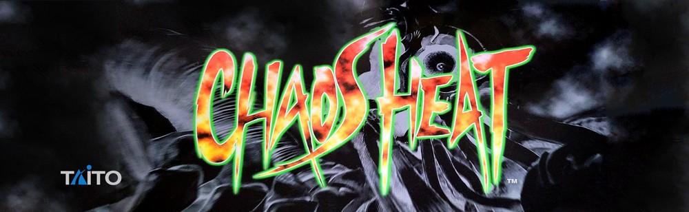 Chaos Heat Arcade Marquee 26" x 8"
