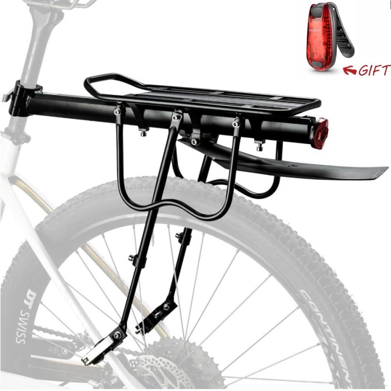 RockBros Rear Bike Rack Quick Release Luggage Bike Cargo Rack With Fender 24-29"