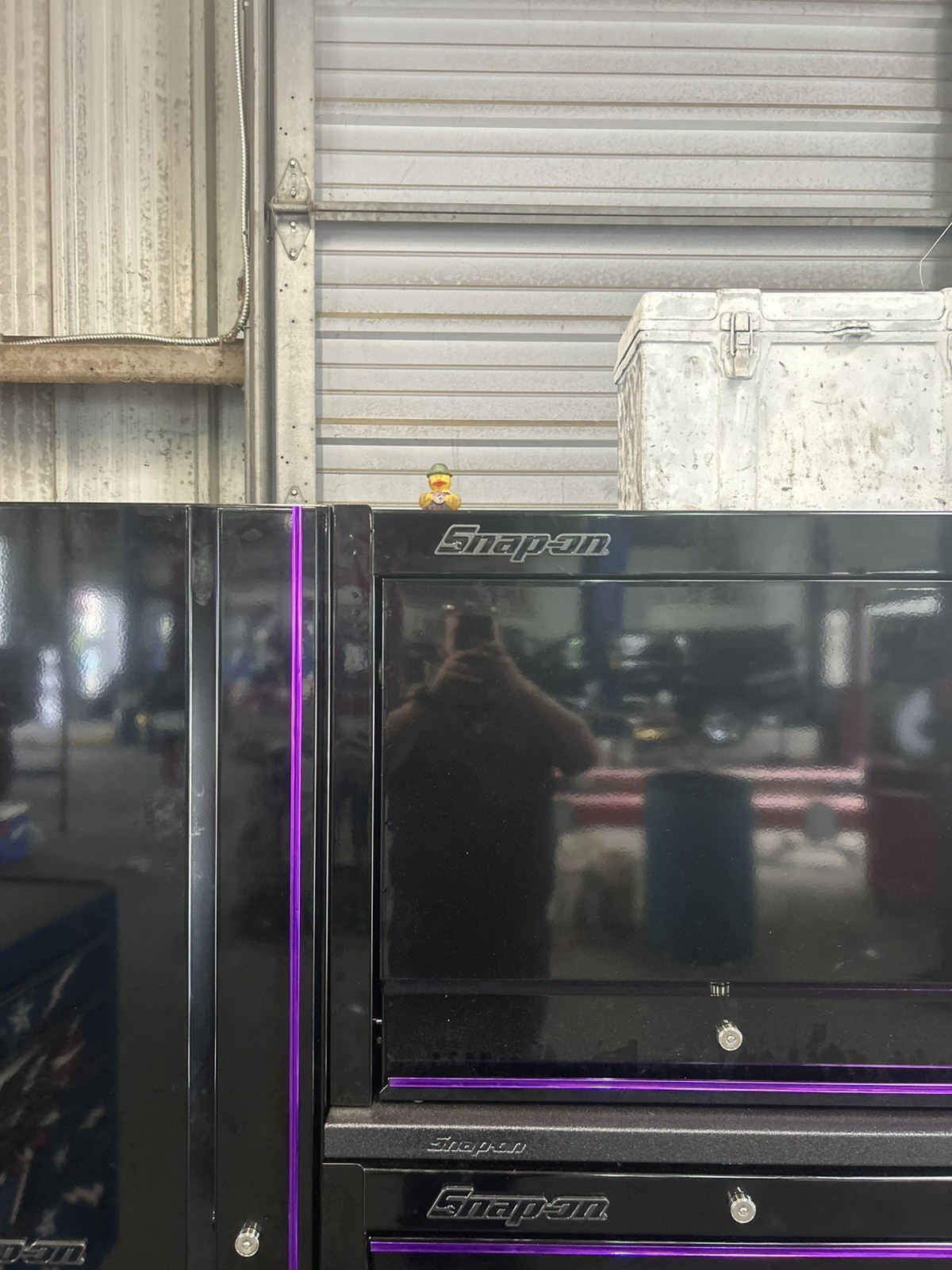 Black/purple snap on epic series modular tool chest