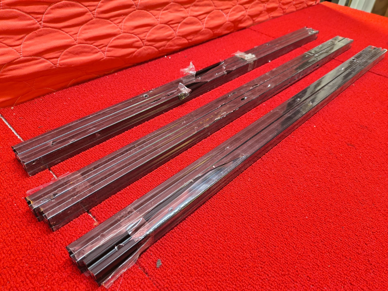 6 Used Drawer Slide Rail Extenders Good Condition