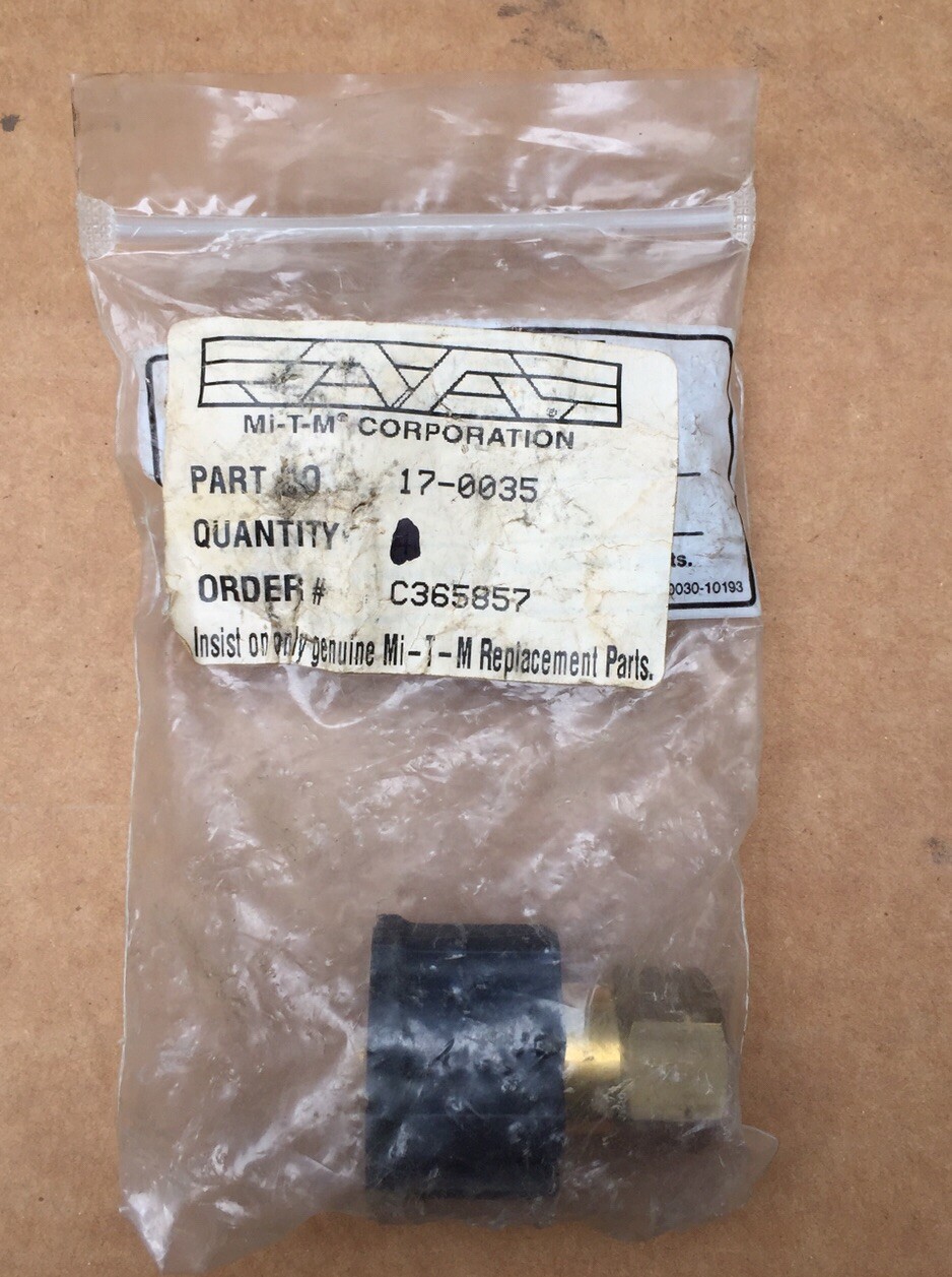 Mi-T-M Nos Oem 17-0035 Pressure Washer Connector. Mi-t-m Factory Parts 170035.
