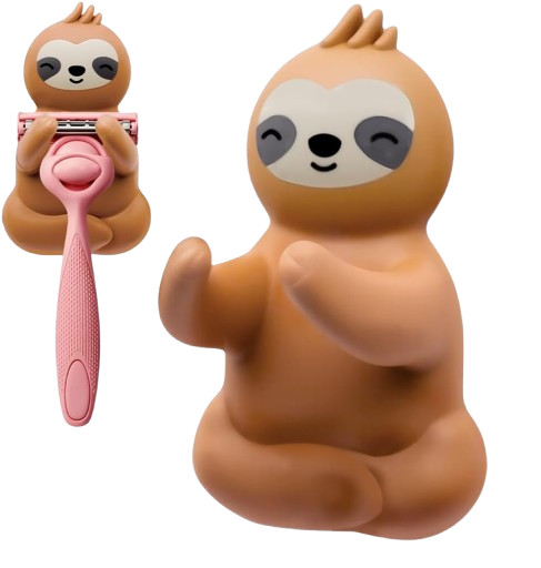 Cute Sloth Razor Holder Shower, Cute Gadgets Leg Razor Holder, Funny Bathroom De