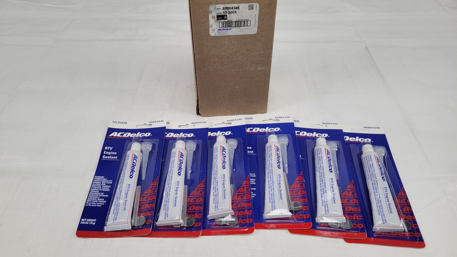 NEW ACDelco GM OEM 2008-2009 Pontiac G8 RTV Engine Sealant 6pk 10-2006 88864346