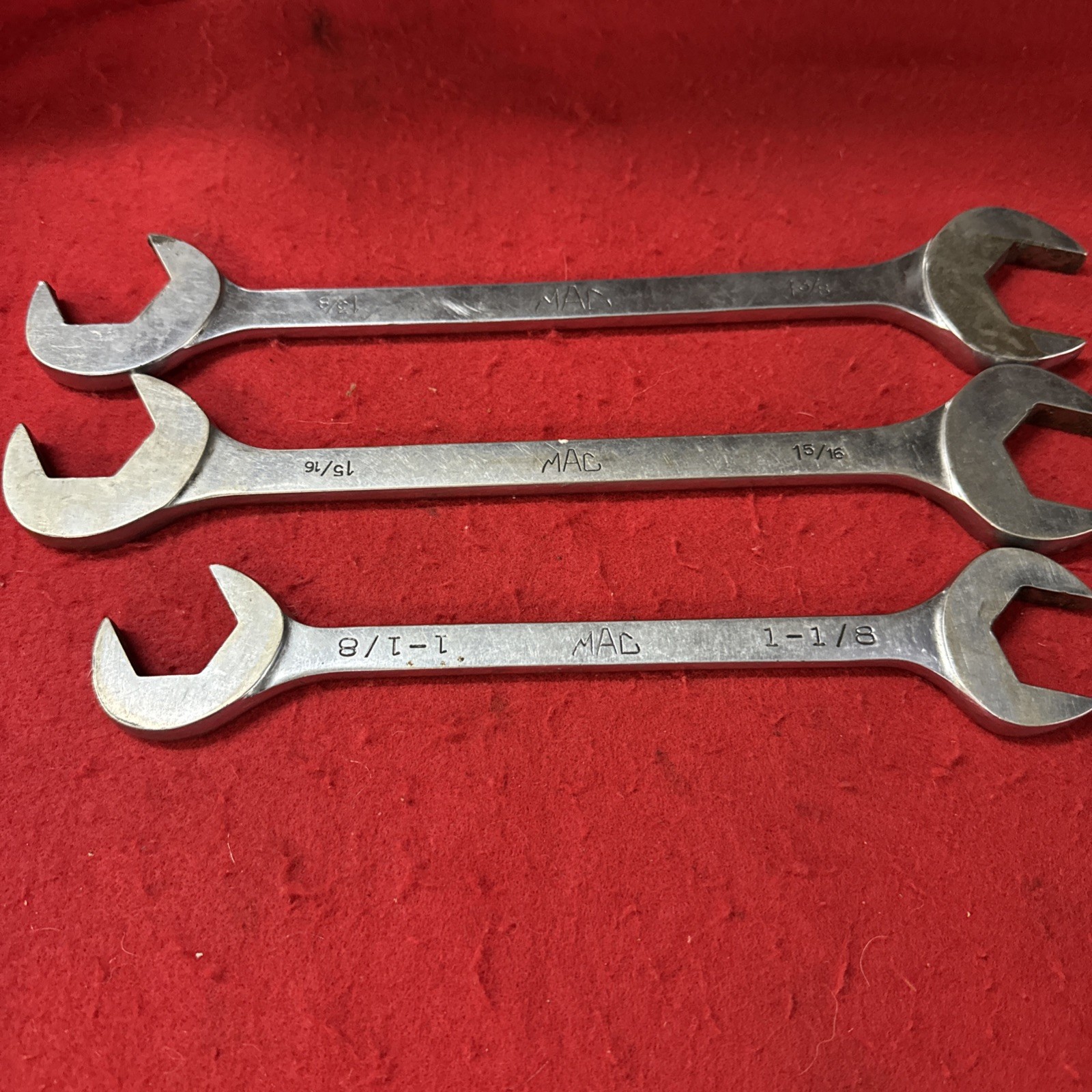 Mac Tools USA 3 Piece Open Ended Wrench Set DA 44, DA 42, DA 36