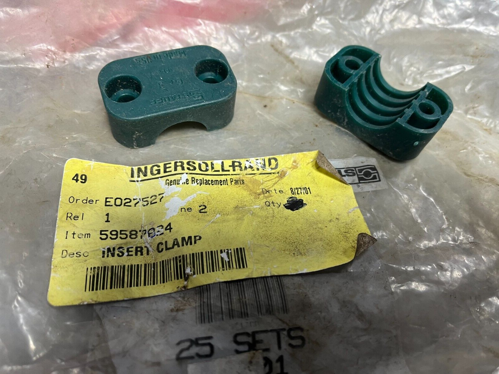 59587824 OEM Ingersoll Rand Insert CLAMP  RM59587824  Fits Volvo  Sold in PAIRS