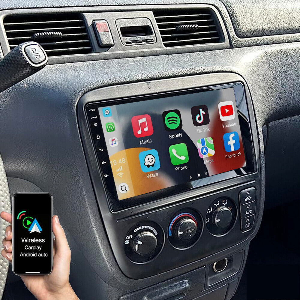 4+64G For Honda CRV 1997-2001 Radio Apple Carplay Car Stereo GPS Navi Android 13