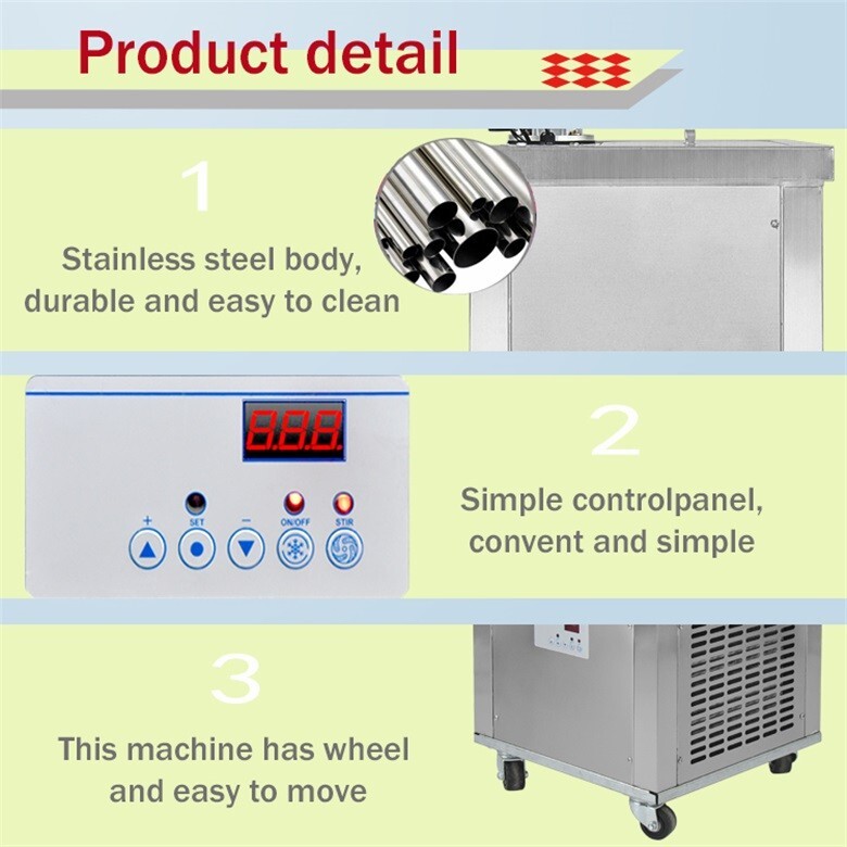 Kolice Commercial Four Mold set ice pop Machine,ice popsicles Making Machine
