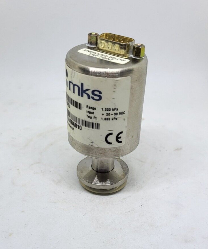 MKS 51A11TGA2BA010 1.333kpa BARATRON PRESSURE SWITCH (IN21S3)