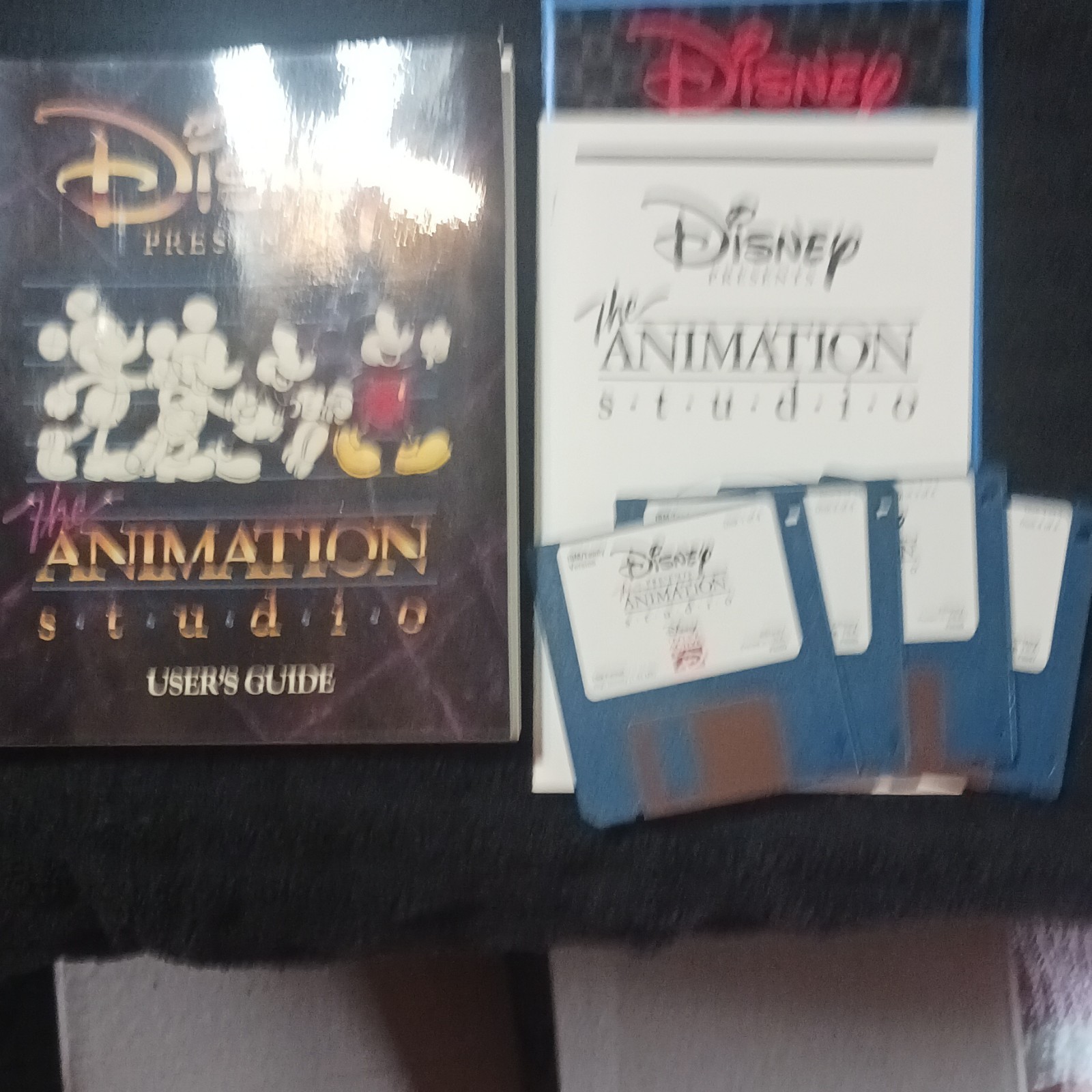 Disney The Animation Studio Animation Software 3.5" Floppy Disk Set 4 Disks