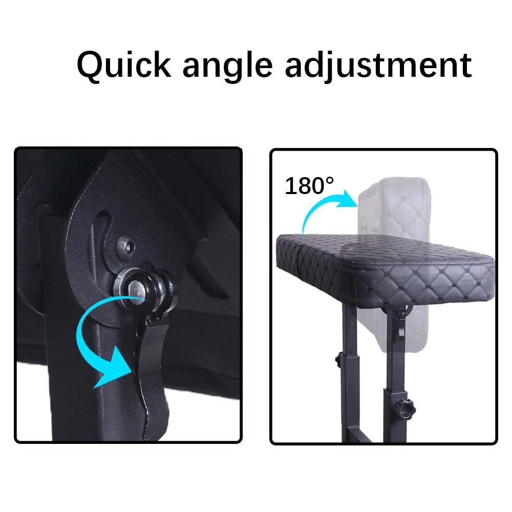 Heavy Duty Tattoo Armrest StandHeight Adjustable Soft Tattoo Armrest,Adjustab...