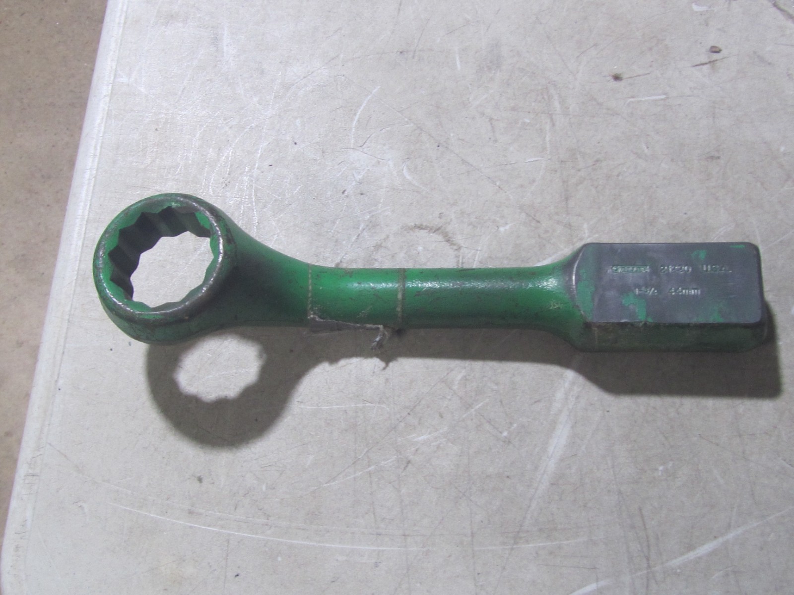 USED ALLEN HAMMER STRIKING  1-3/4" OR 44MM OFFSET BOX WRENCH 12 POINT