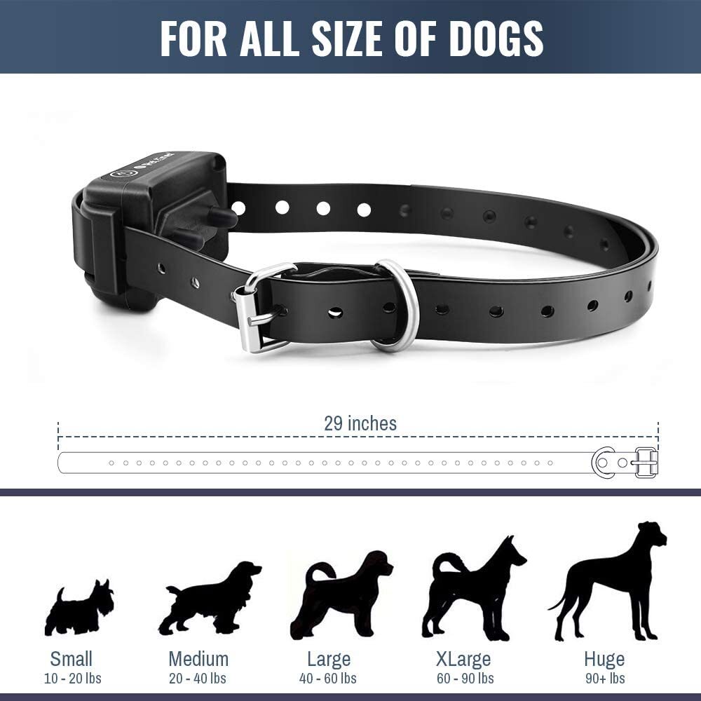 330Yard Remote Dog Shock Training Collar Rechargeable Waterproof LCD Pet Trainer