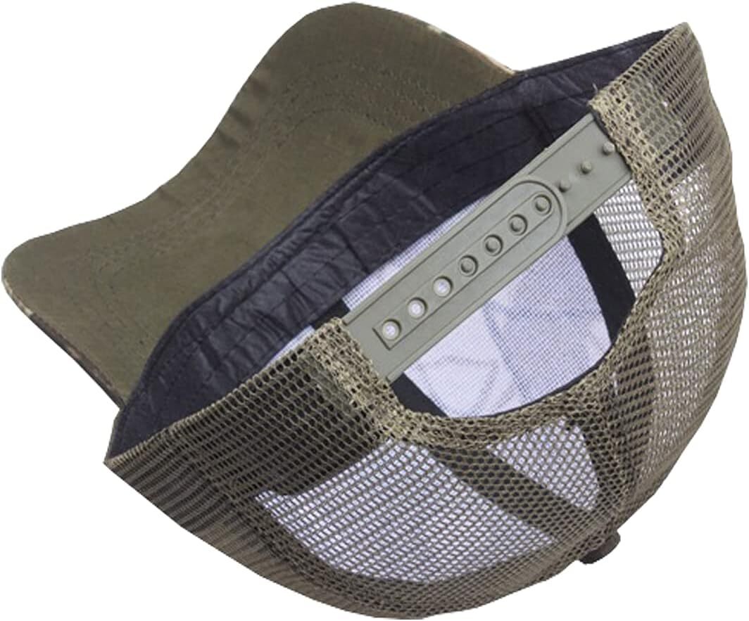 Foetest Adjustable Baseball Cap Camouflage Mesh Hat One Size, Camouflage-1