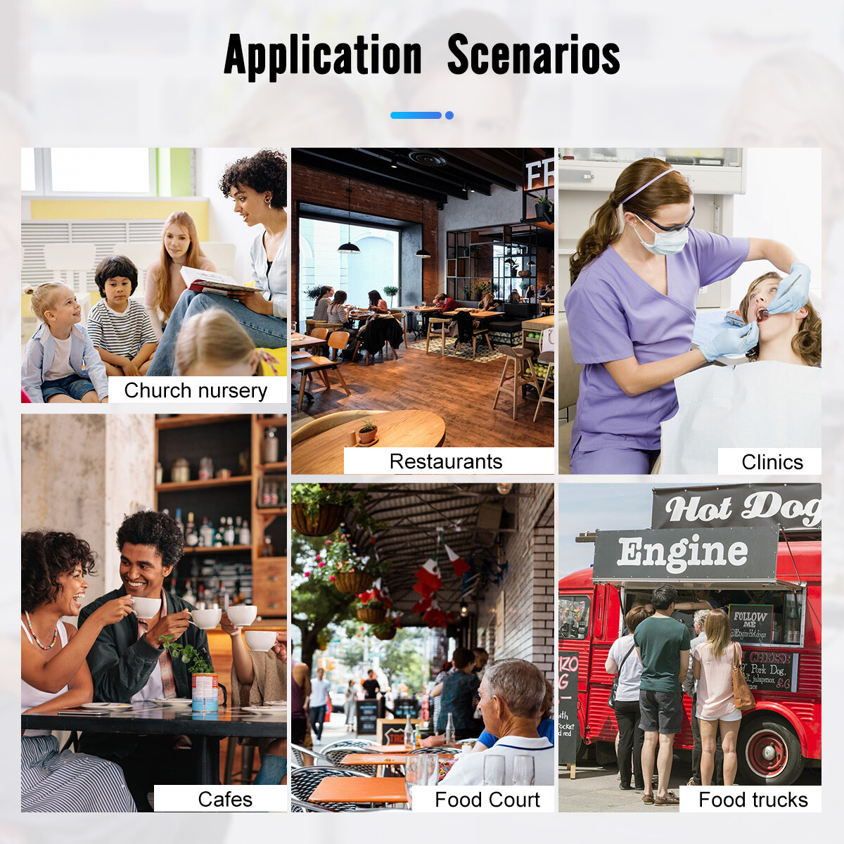 Retekess TD165 Pagers for Restaurants Wireless Pager System Queuing 10 Buzzers