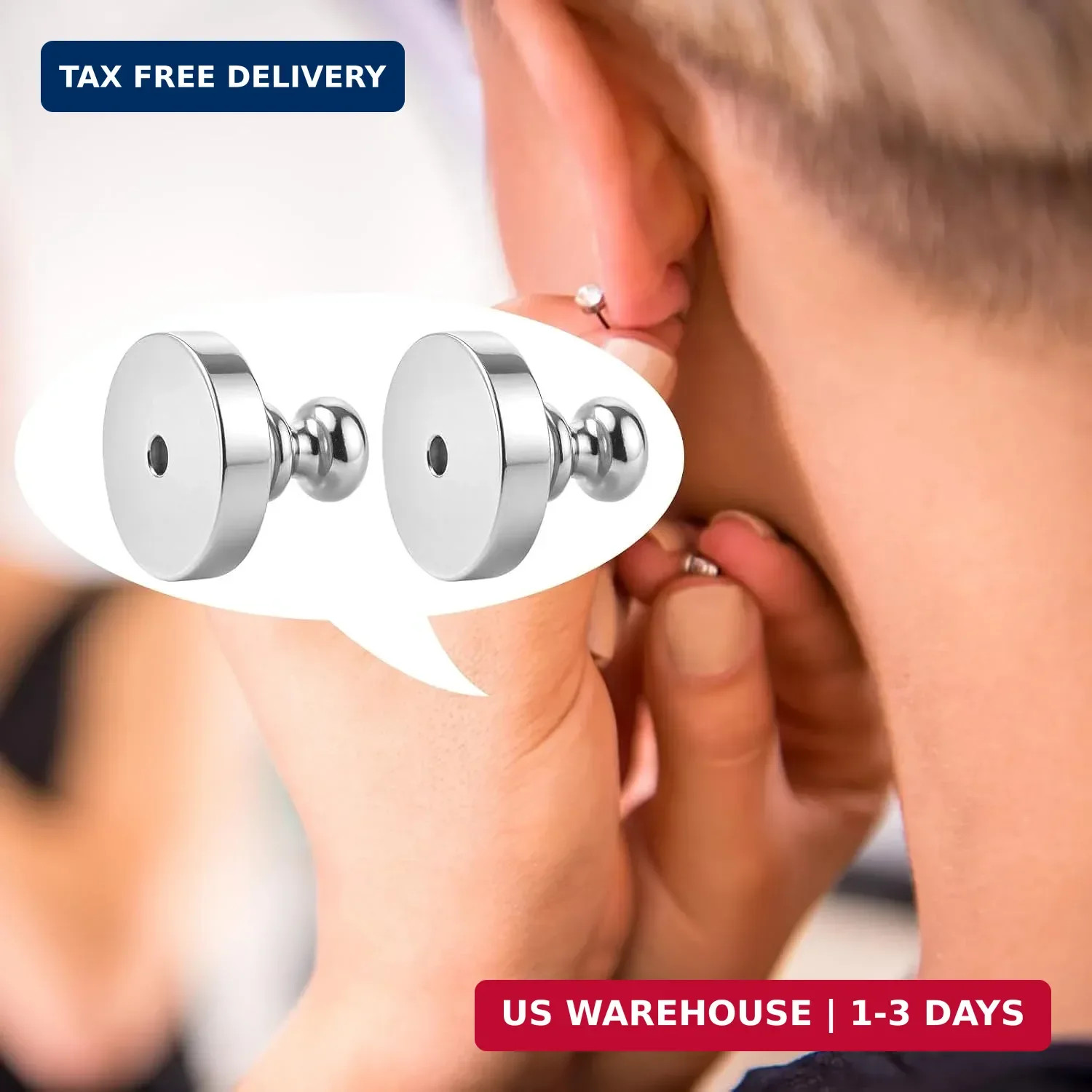 6 Pcs Locking Earring Lifters Replacements, Tight Earring Lifter Backers | Secur
