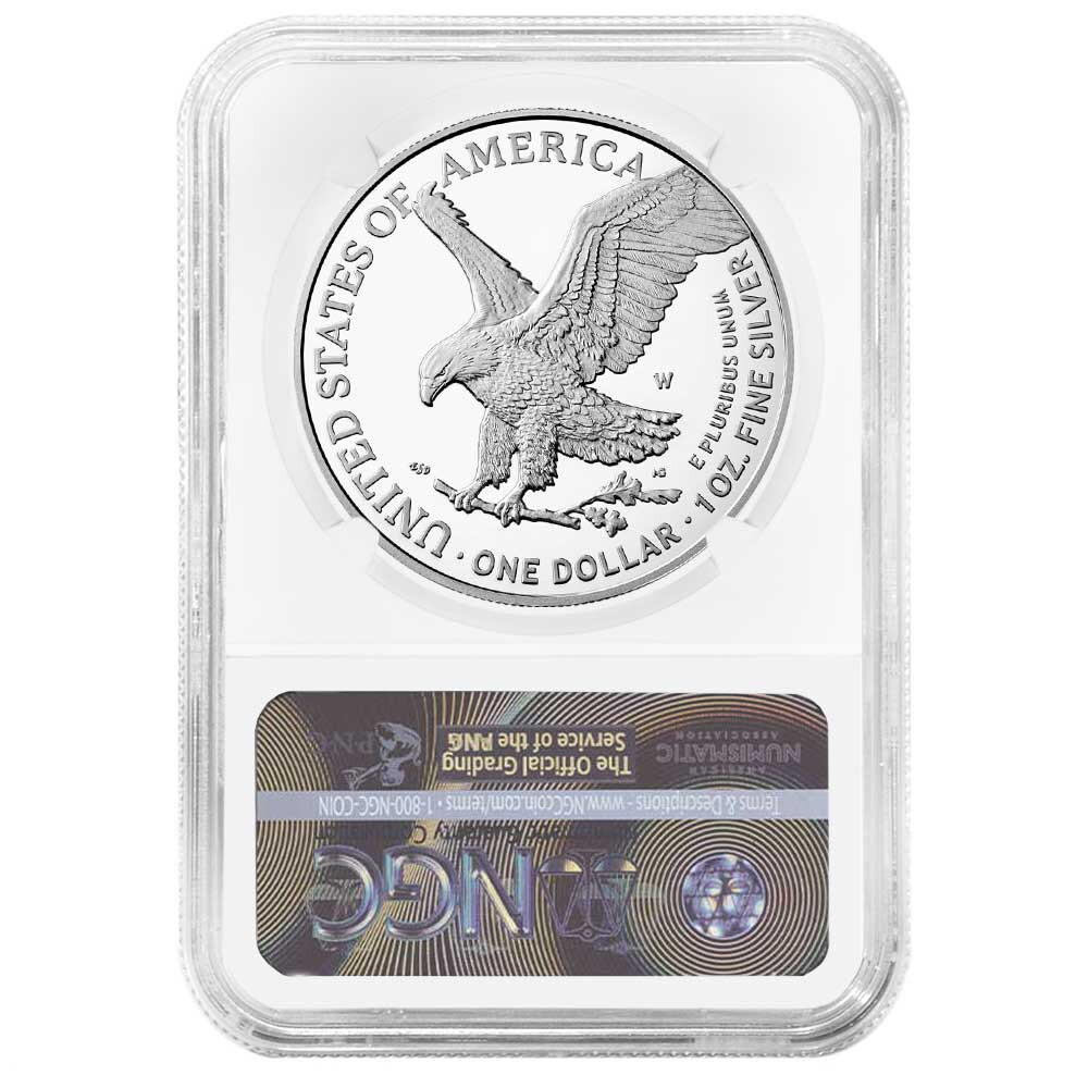 2023-W Proof $1 American Silver Eagle Congratulations Set NGC PF70UC FDI Firs...