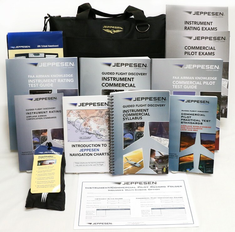 Complete Pilot Training Kit by Jeppesen Instrument / Commercial Part 141 IFR