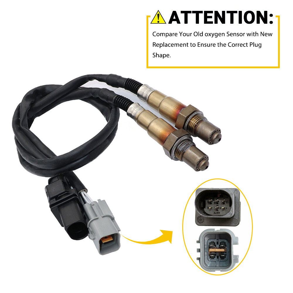 2pcs Oxygen Sensor O2 For 12 13 14 15 16 17 Hyundai Accent Veloster Kia Rio 1.6L