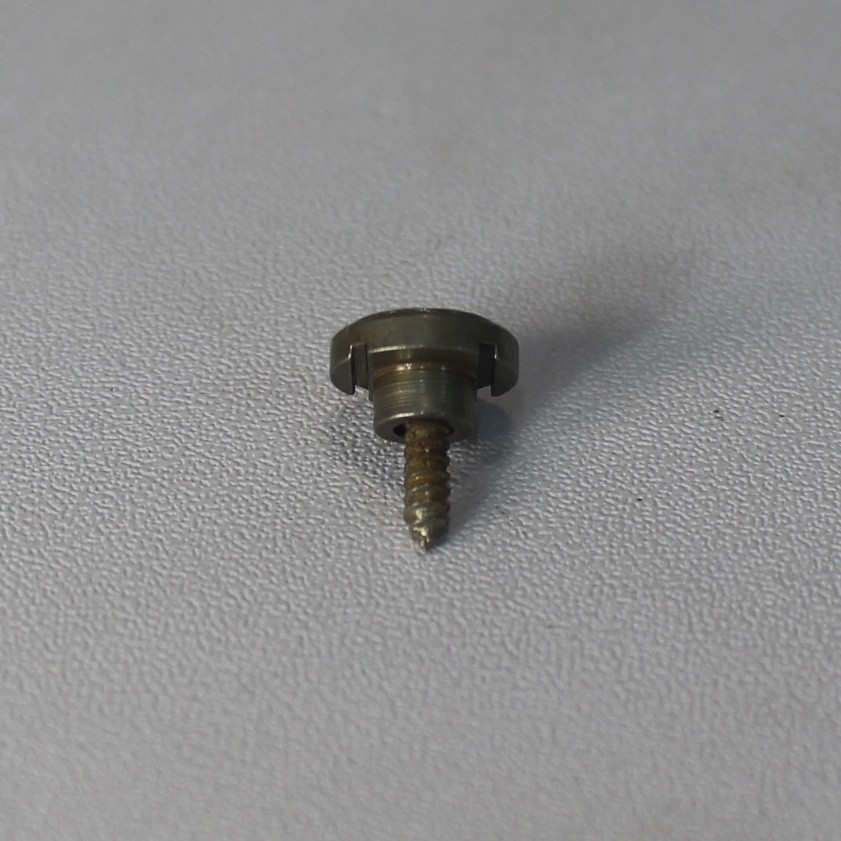 Aged Round String Tree Retainer Guide For 50s Stratocaster V3 - Nickel