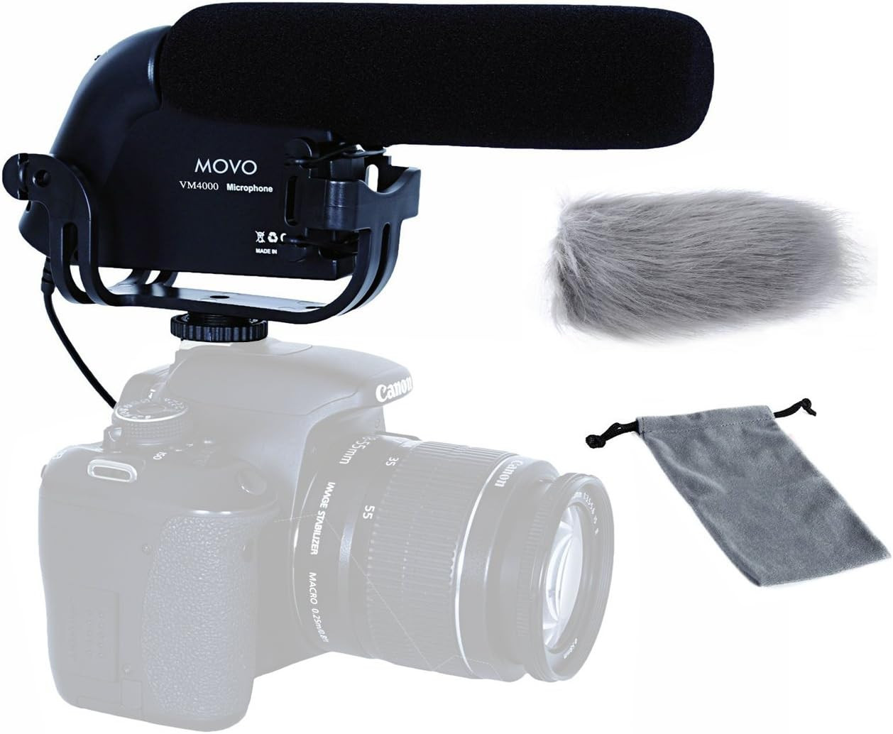 VXR4000 HD Condenser Prosumer Video Microphone for Sony, Nikon, Canon DSLR Video