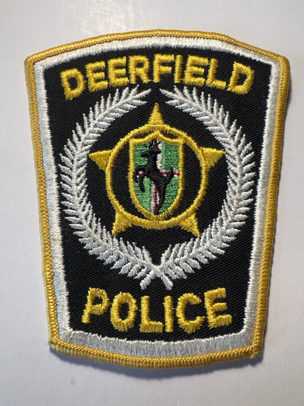 Deerfield Illinois Police Patch ~ Used