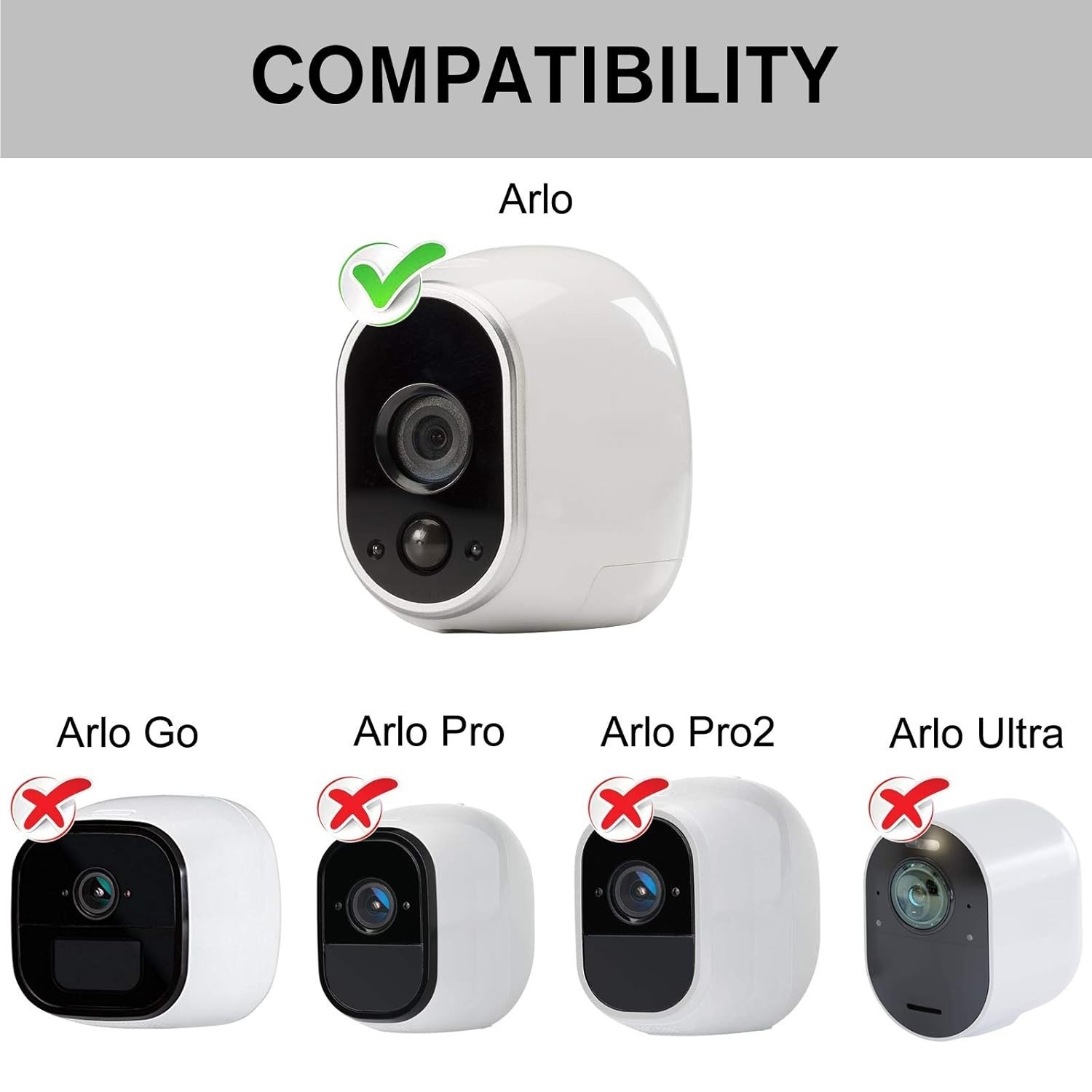 2 Pack Power Adapter Compatible With Arlo (Replace CR123A), With 25 Feet/7.5m
