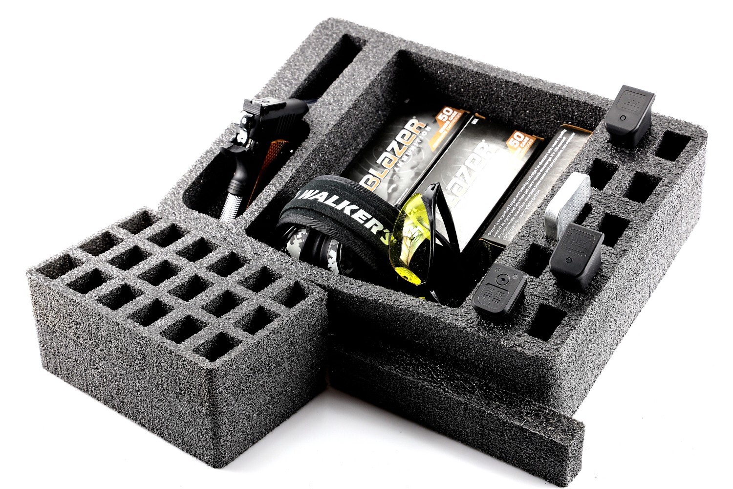New Quickdraw 1 pistol handgun gun Range foam fits Pelican 1450 Apache 3800 case
