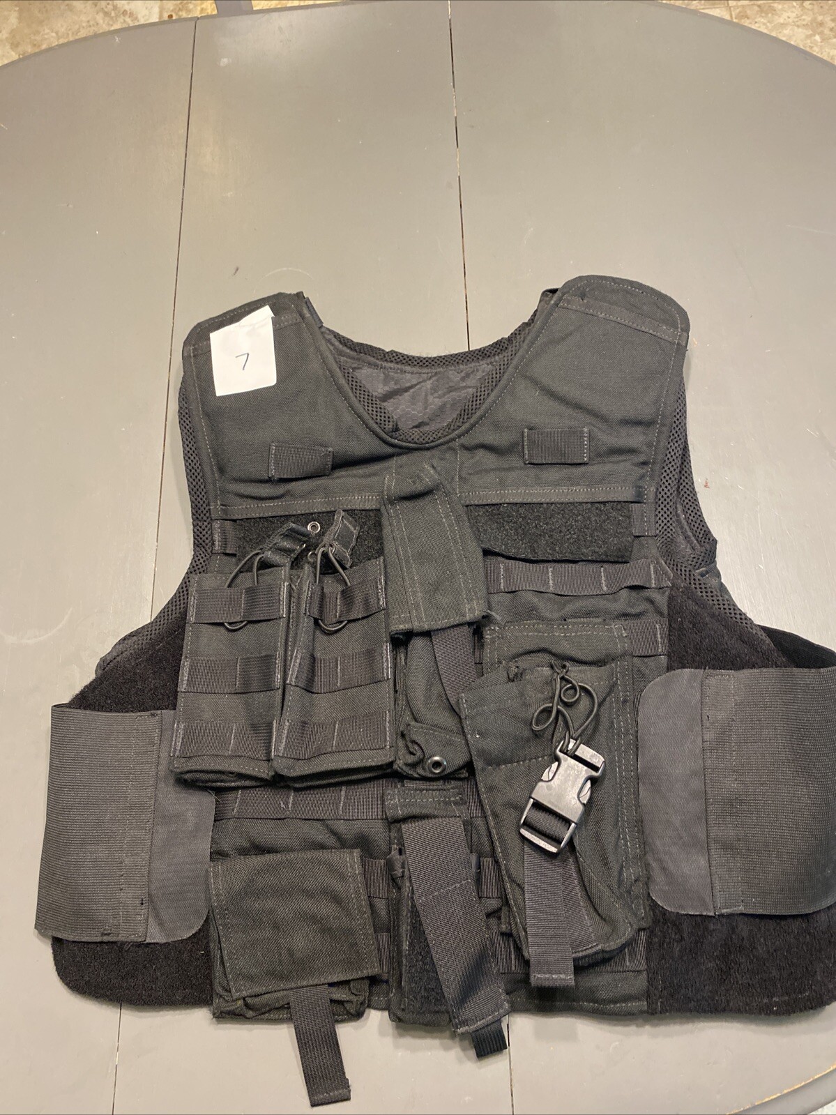 ABA Standard Armor Carrier Vest Large Regular Tac Molle Black LLC / LLXC