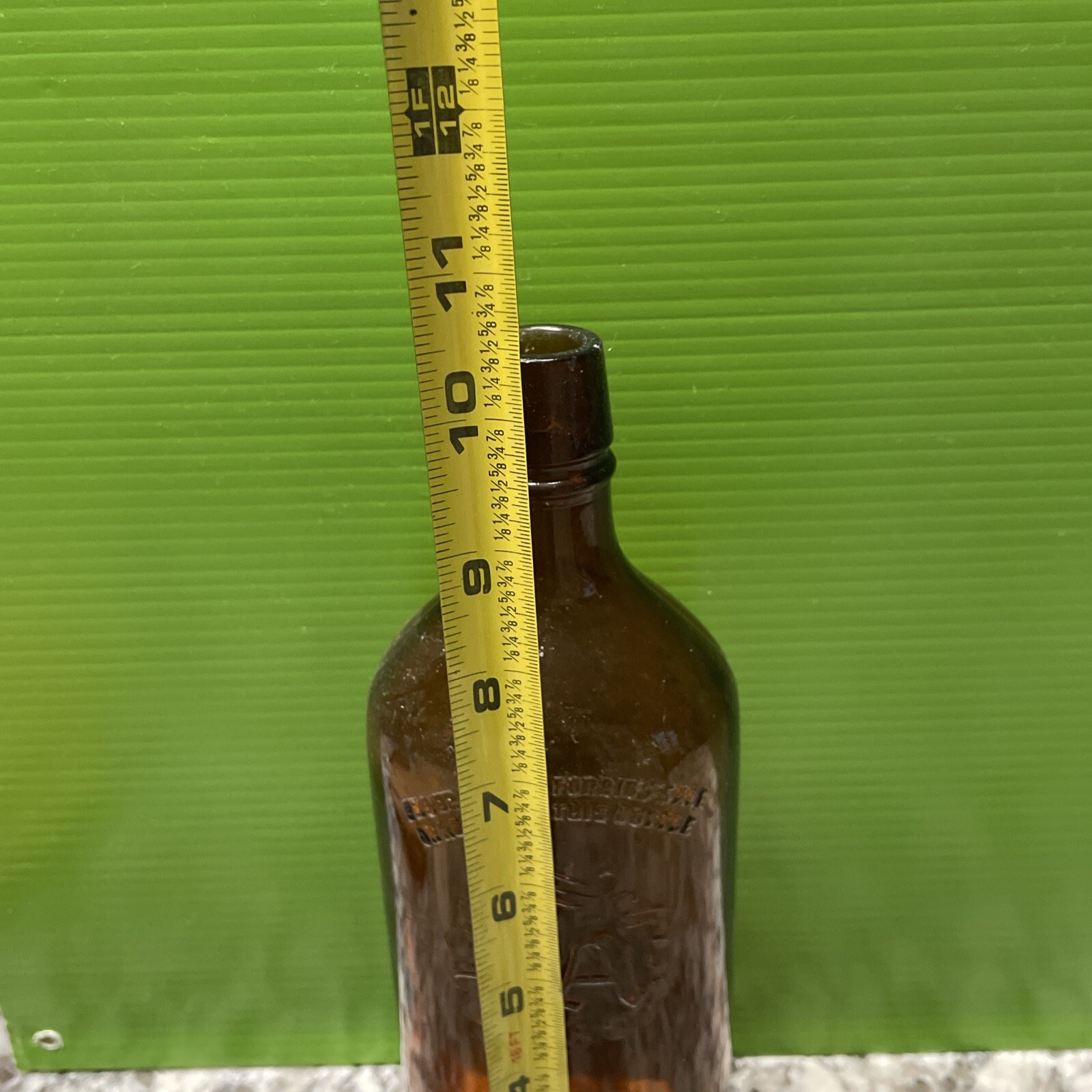 Old Vintage Brown Whisky Bottle