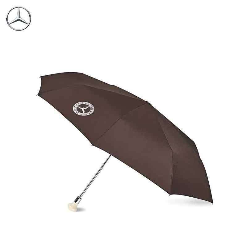 [Unused] Mercedes Benz 300SL Shift Knob Motif Folding Umbrella Brown