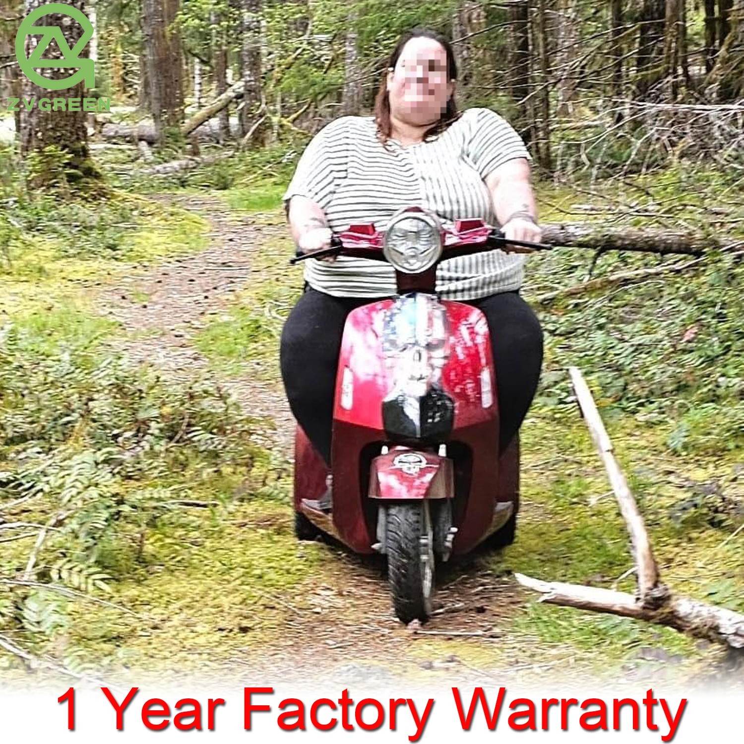 800W 3 Wheel All Terrain Adult Senior Mobility Scooter 31 Miles 500lbs 60V/20Ah