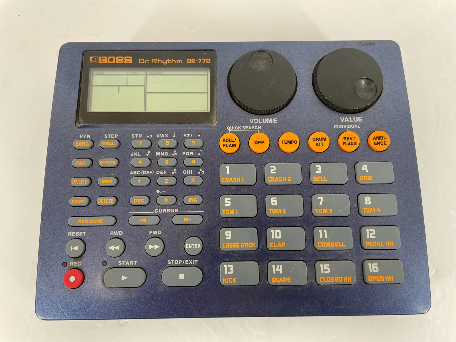 BOSS Dr. Rhythm DR-770 Vintage Drum Machine Rhythm Composer DJ Equipment NO CORD