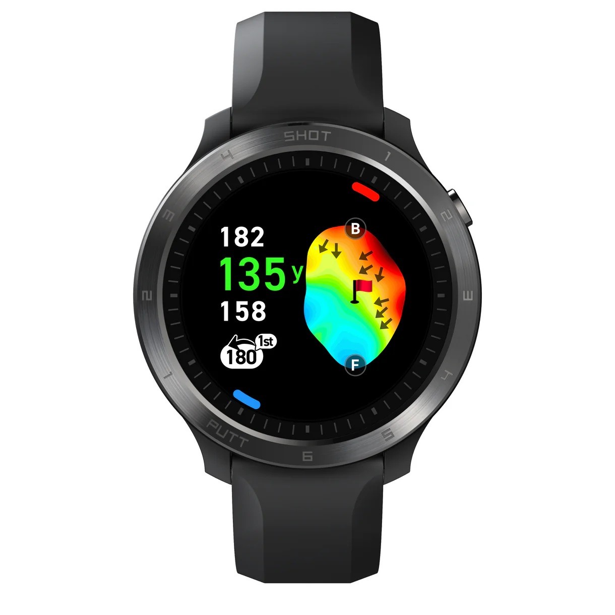 New Voice Caddie Golf T11 Pro GPS Watch  Black