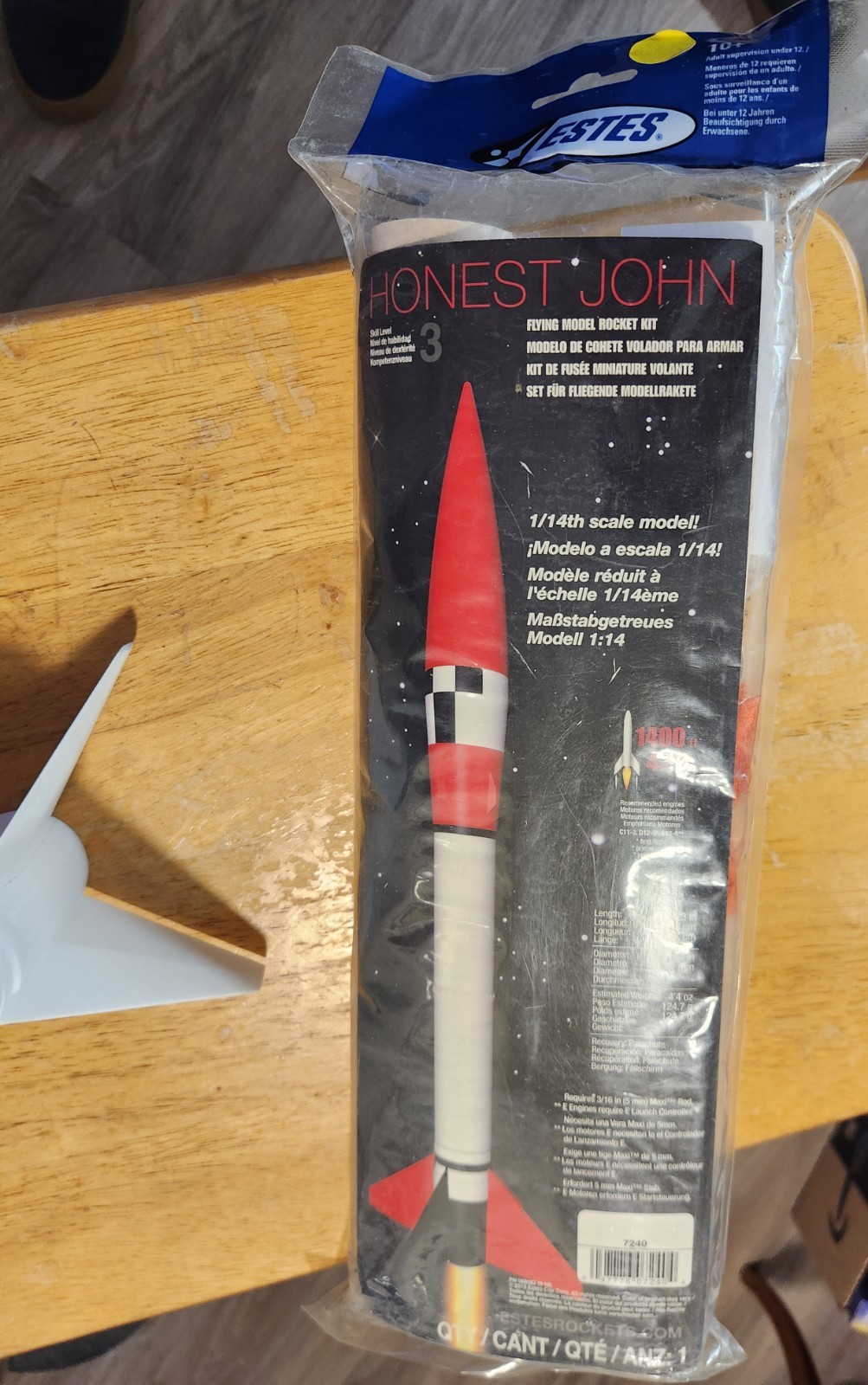 NEW Estes Honest John #7240 OOP  1/14th Scale, Boyce Aerospace 3d printed fins