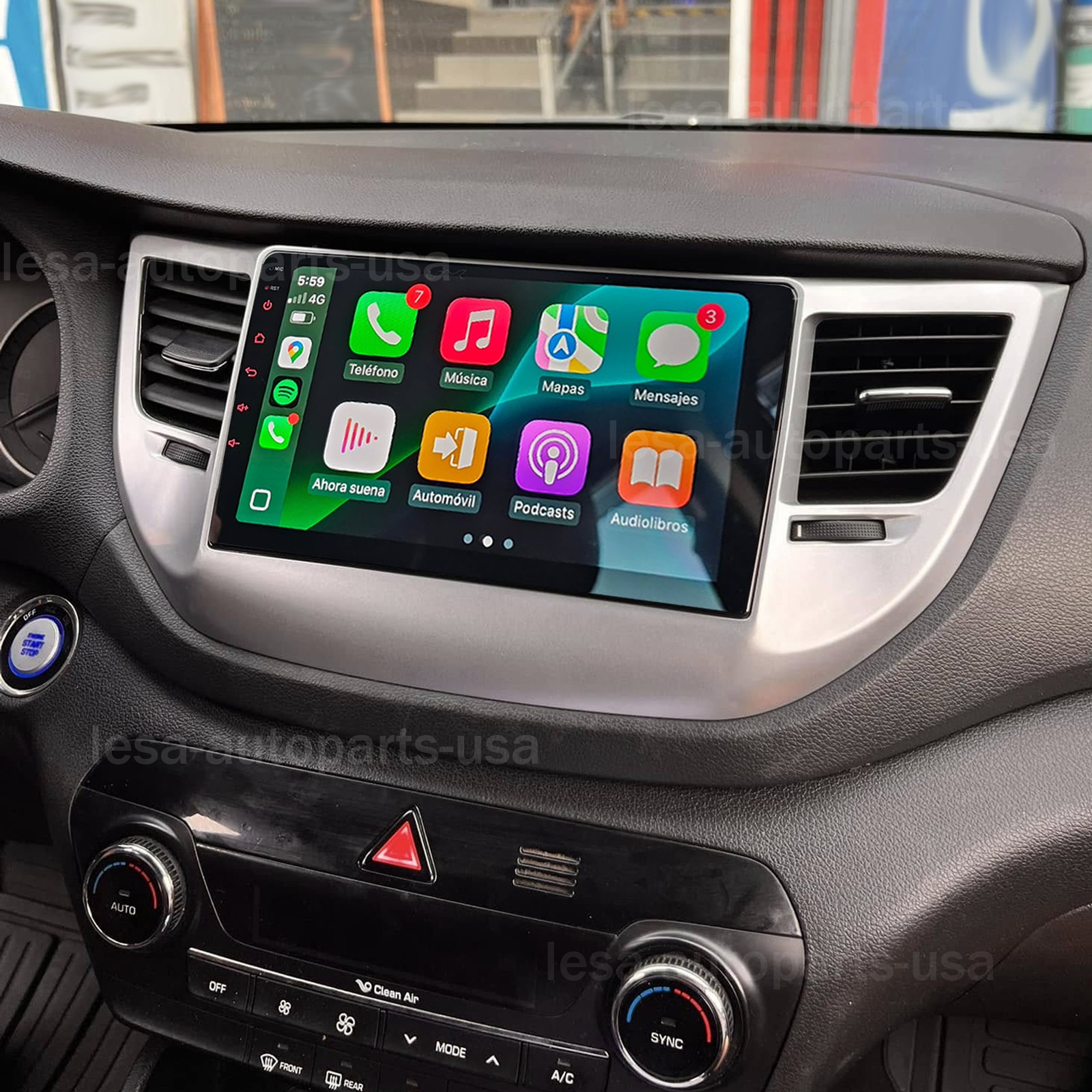 Car Stereo Radio +Cam BT For Hyundai Tucson 2015-2019 CarPlay 4+64GB Android 15