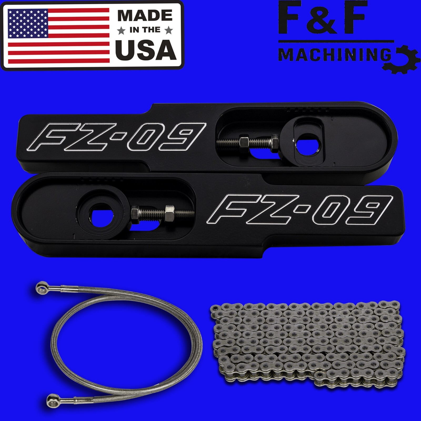 2016 Yamaha FZ-09 bolt on swingarm extension kit  "Made In The USA"