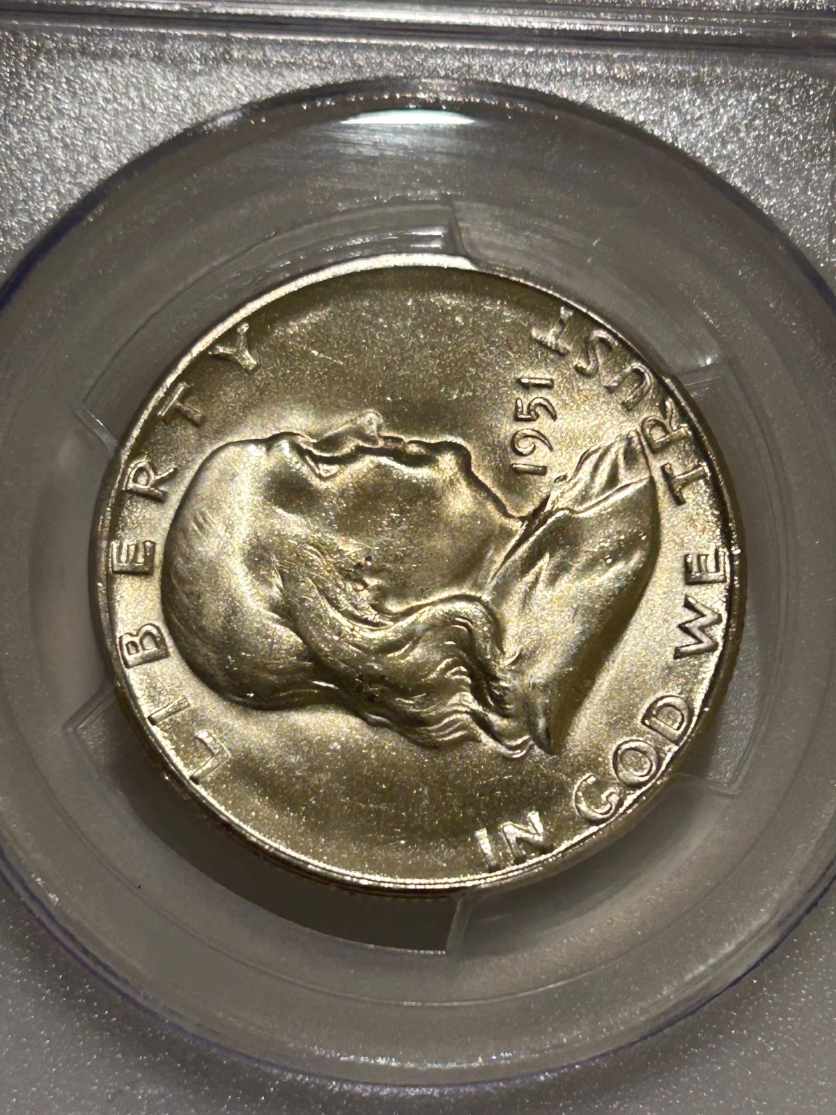 1951 S Franklin Silver Half Dollar PCGS MS64 Better Date Franklin