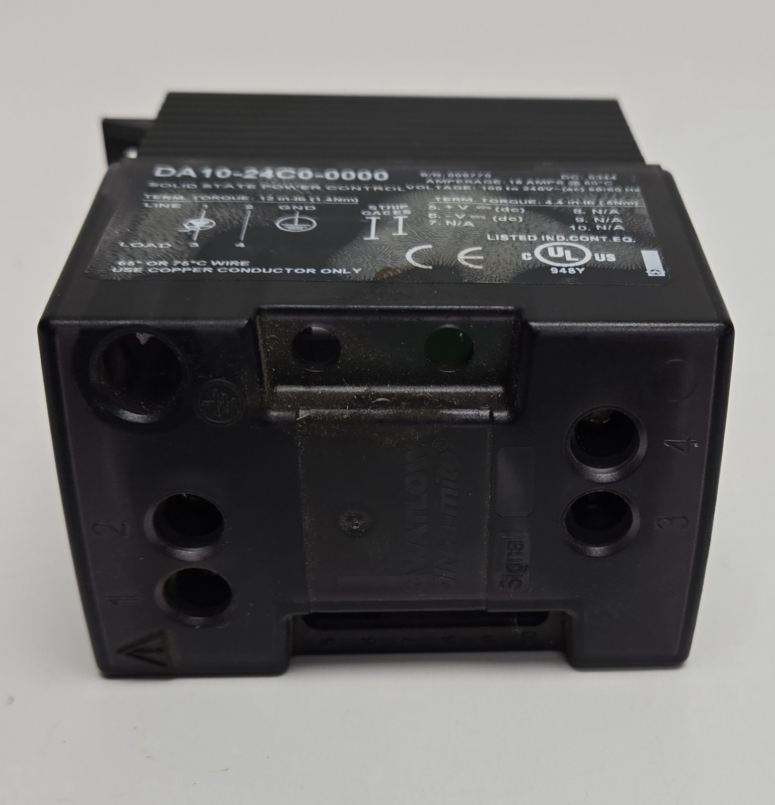 WATLOW SOLID STATE POWER CONTROL DA10-24C0-0000.
