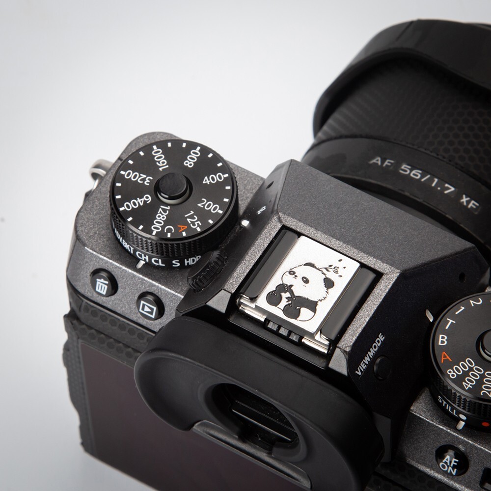 Cute Cartoon Style Metal Camera Hot Shoe Cover For Leica Sony Canon Nikon Fuji