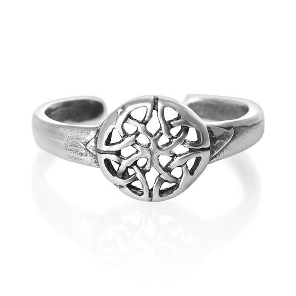 Flowers toe ring genuine .925 sterling silver adjustable + gift box
