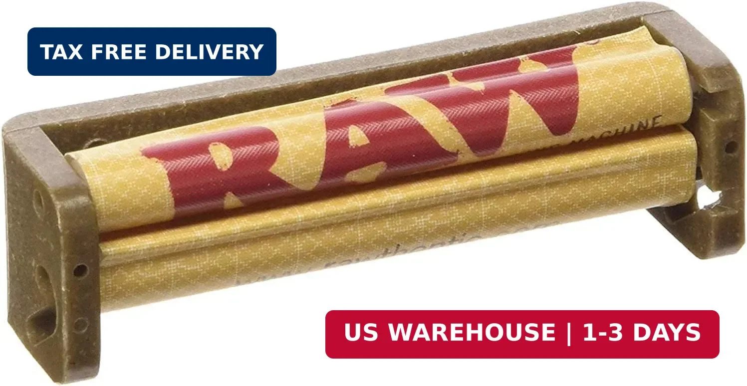 RAW 79 mm 1 1/4 Hemp Plastic Cigarette Rolling Machine