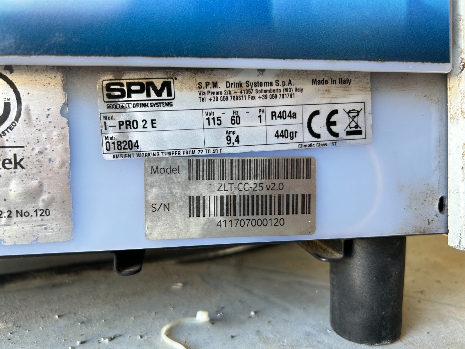 SPM Crathco I-PRO 2E Lower Unit w/ Electronics, Compressor Replacement Parts