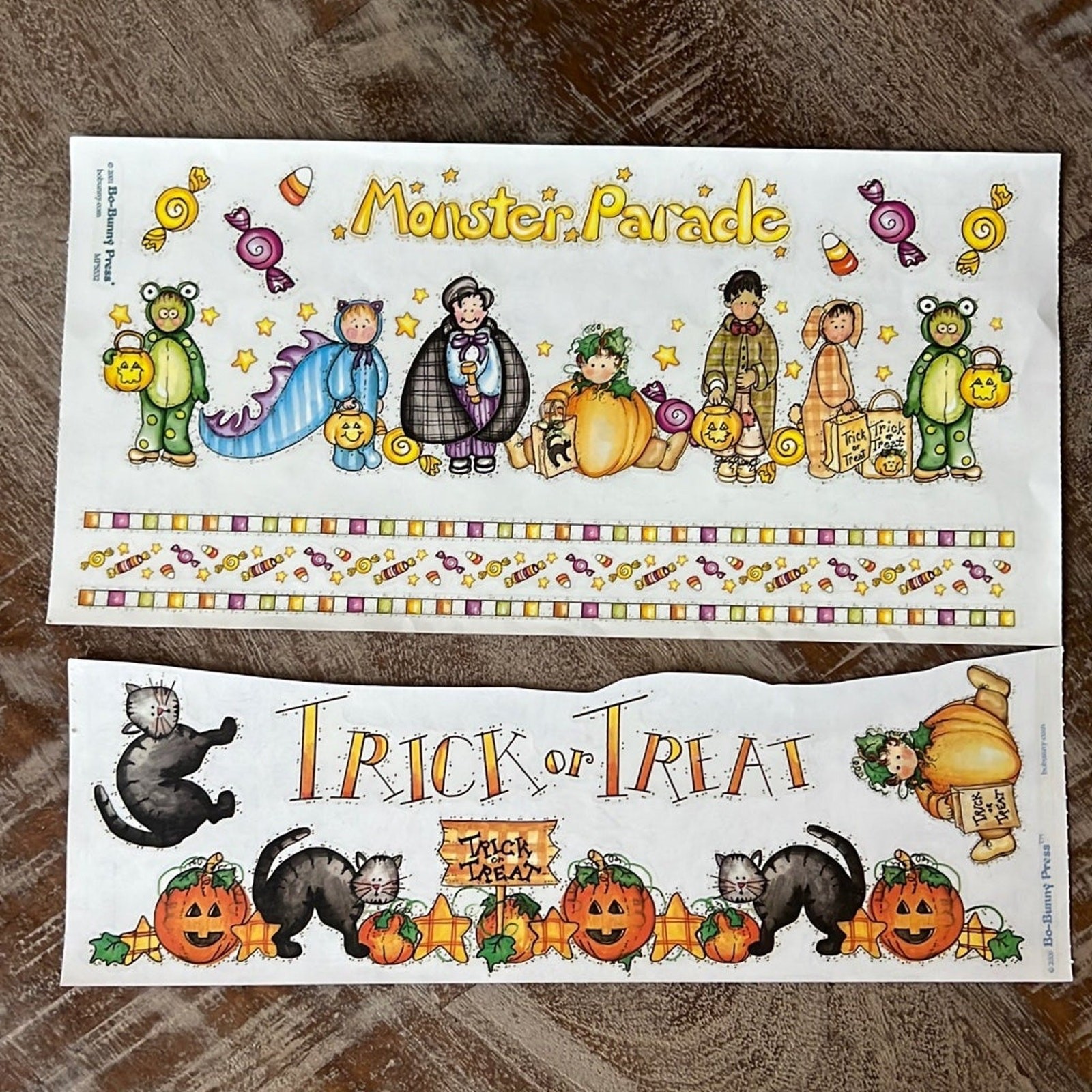 Bo Bunny Press Vintage Halloween Scrapbook Stickers
