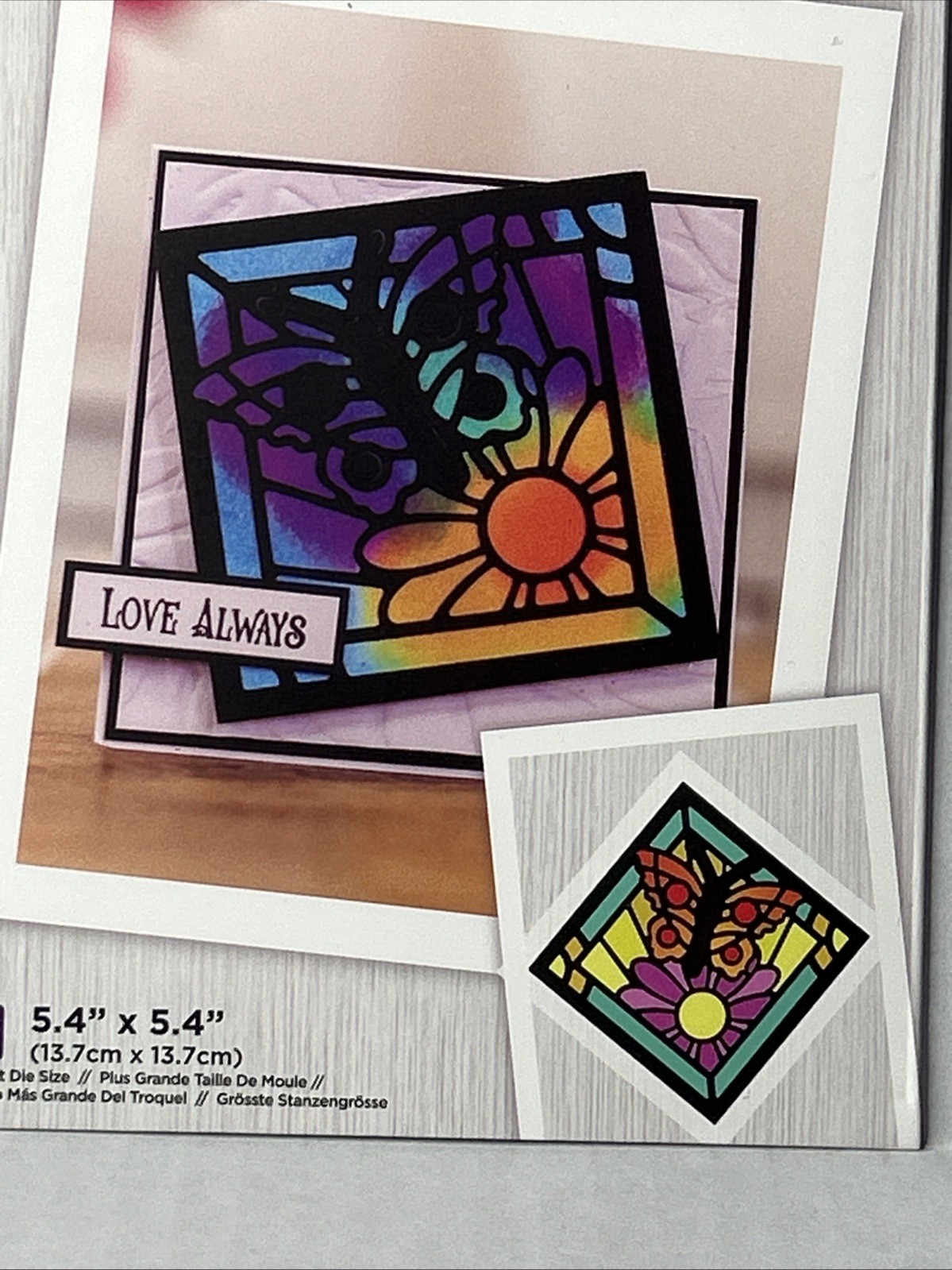 Butterfly & Floral Window Crafter's Companion Gemini Elements Papercraft Die