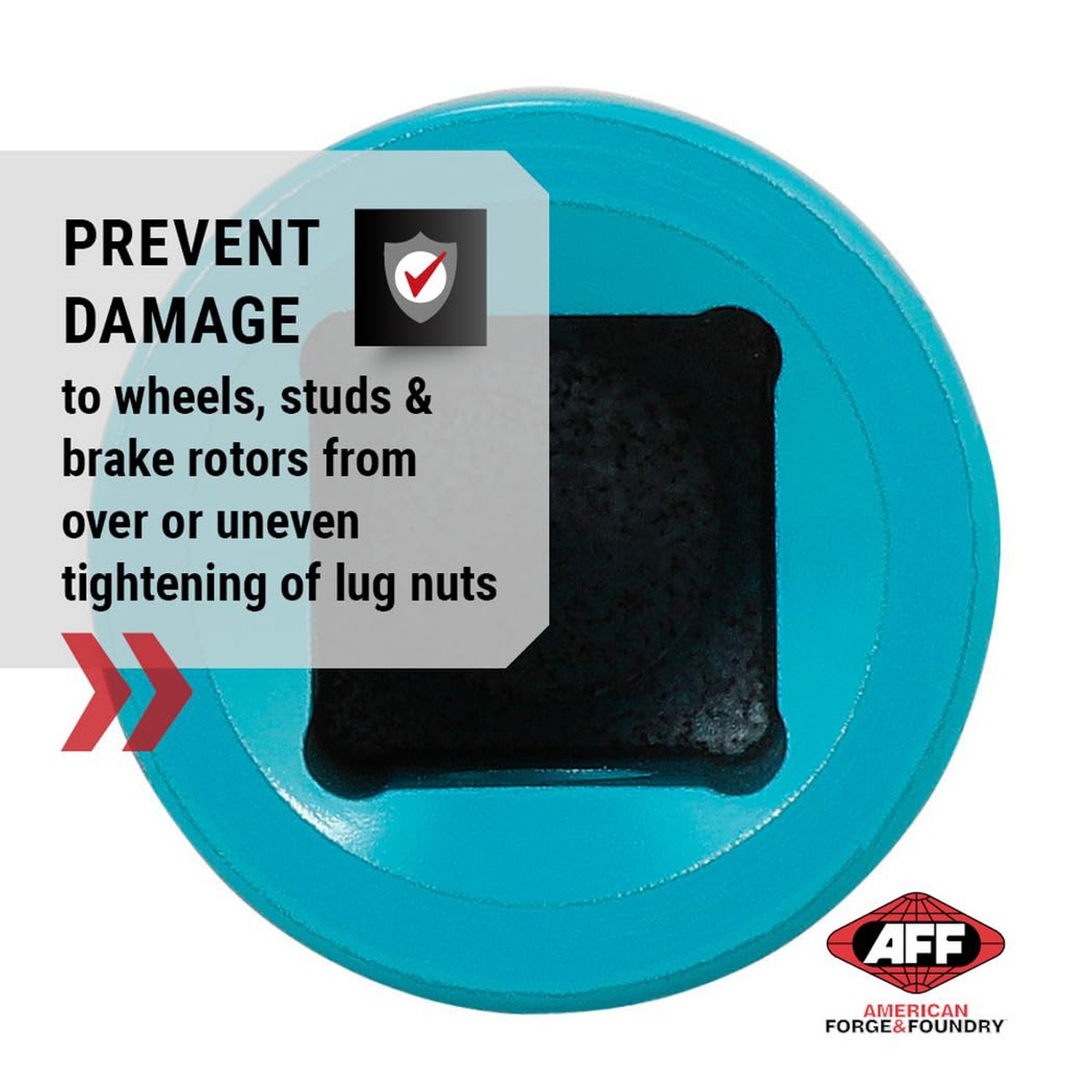 AFF Torque Limiting Extension, 1/2" Drive, 150 ft/lbs, Turquoise, 40150