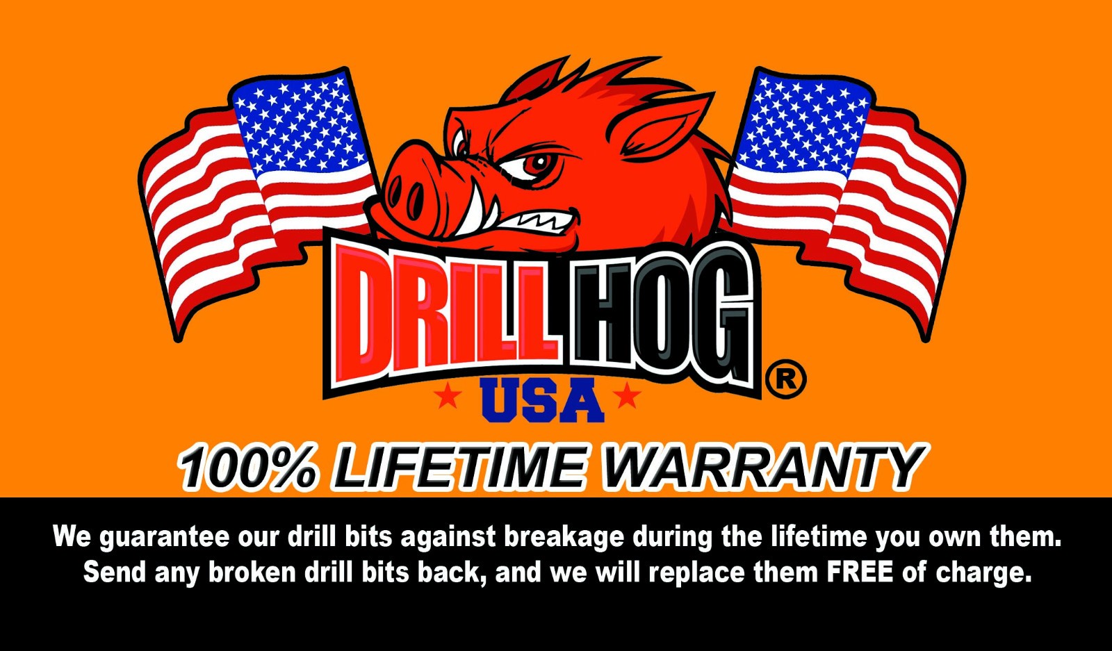 60 Pc NUMBER Drill Bit Set Wire Gauge Bits Titanium Drill Hog® Lifetime Warranty
