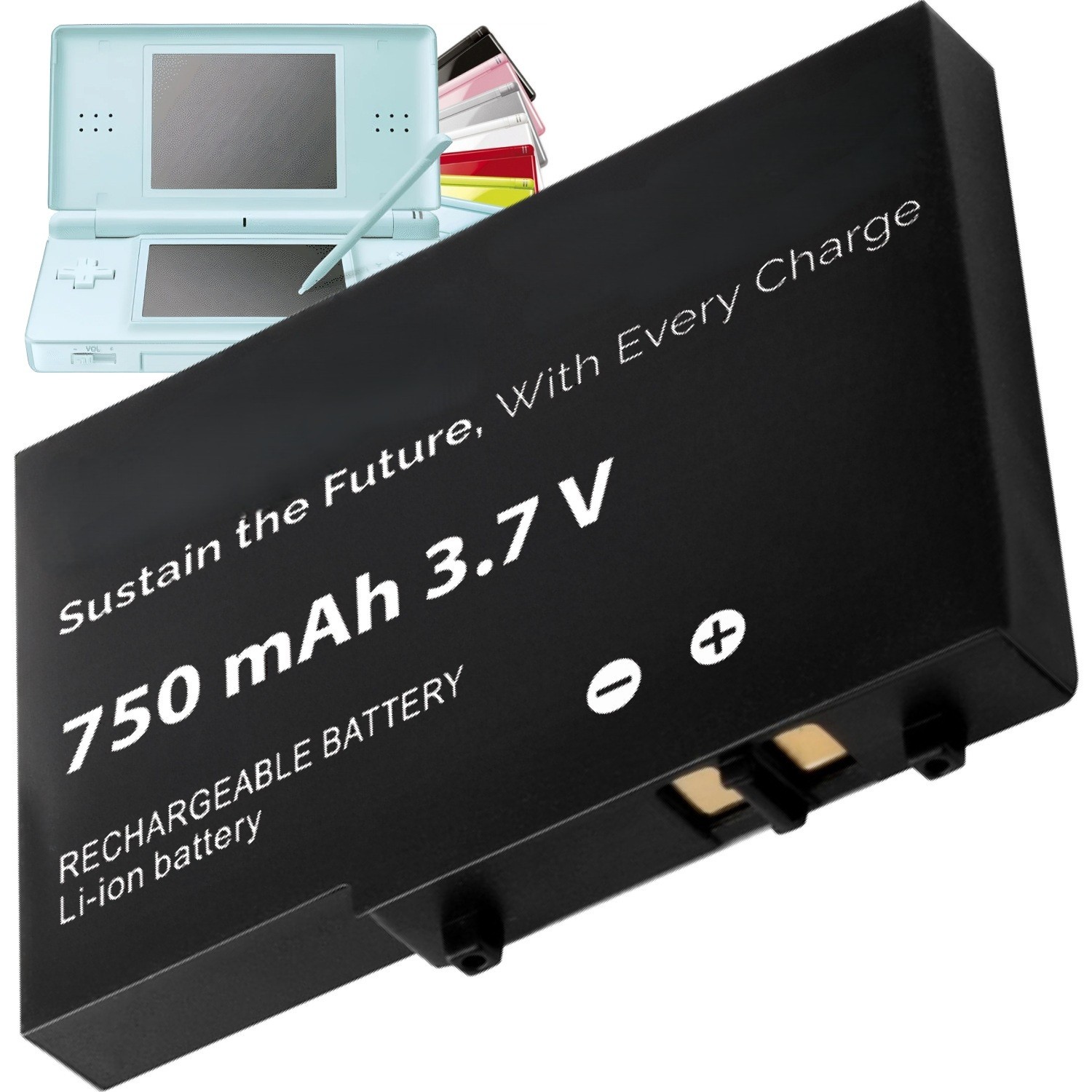 Replacement Internal Rechargeable Battery for Nintendo DS Lite NDSL Handheld
