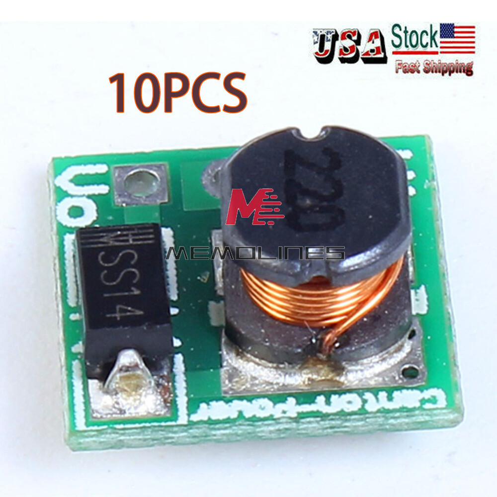 10PCS Lot DC 0.9-5V 3.3V 3.7V To DC 5V Step Up Boost Converter Voltage Board U-S